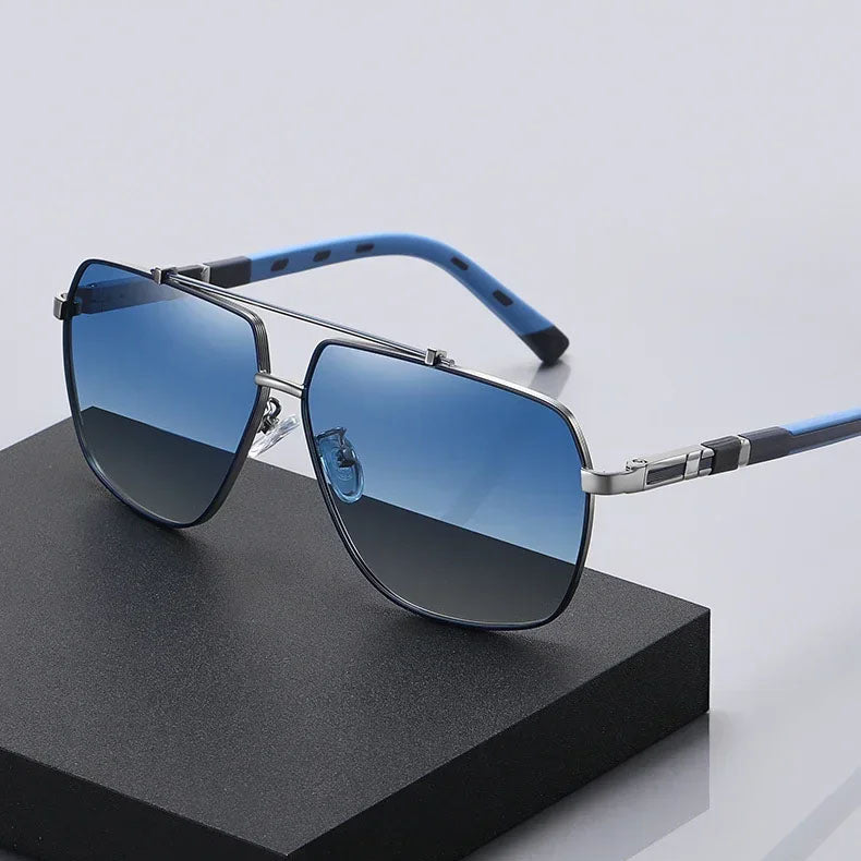 Gianni Metal Aviator Sunglasses