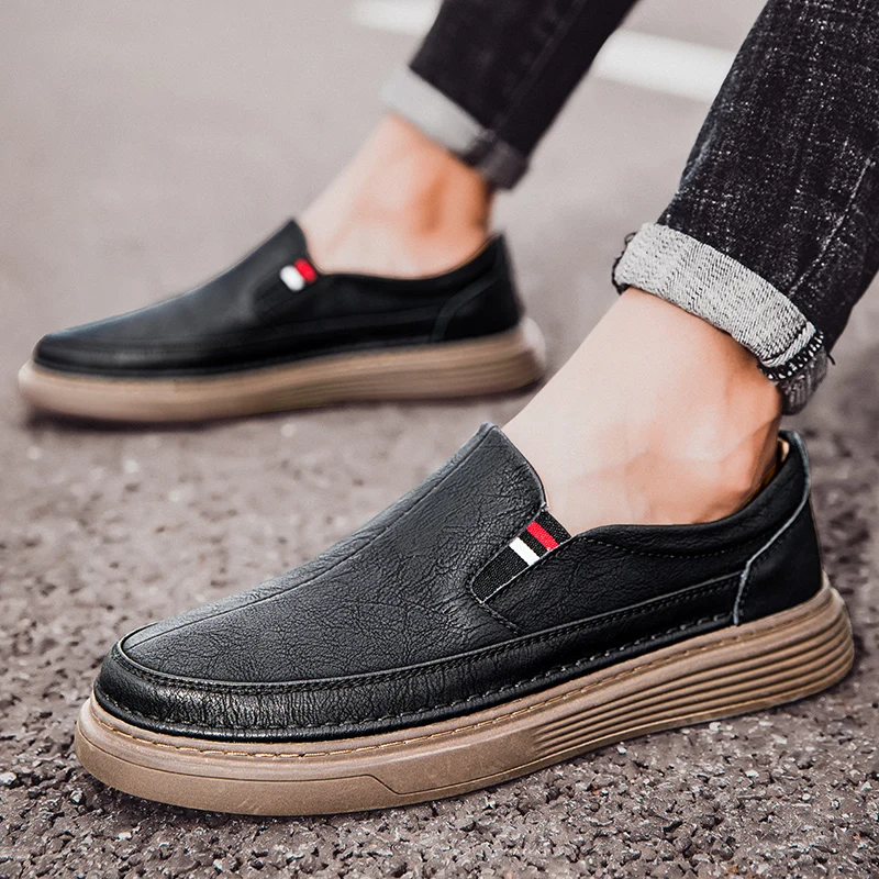 Rui Genuine‑Leather Loafers