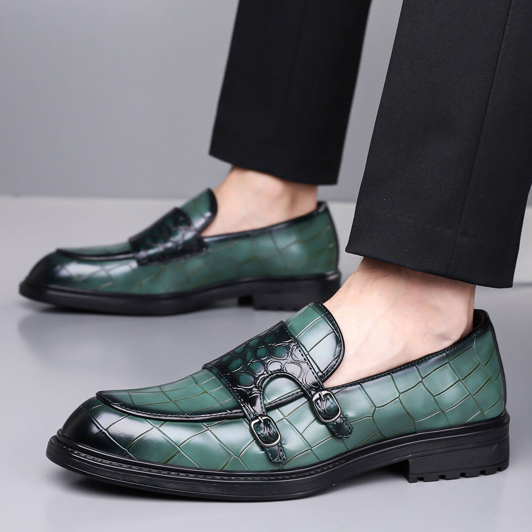 Arturo Leather Monk Loafers