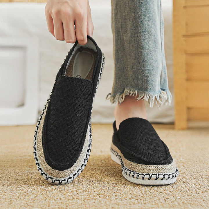 Sandro Woven Slip-On Espadrilles