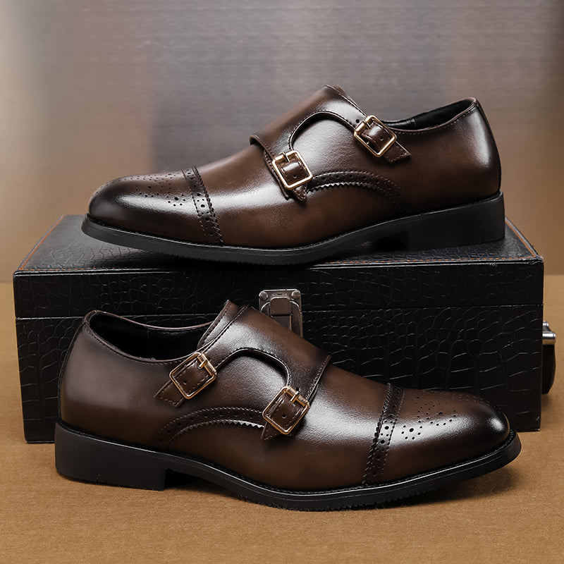 Leonardo Double Monk Strap Shoes