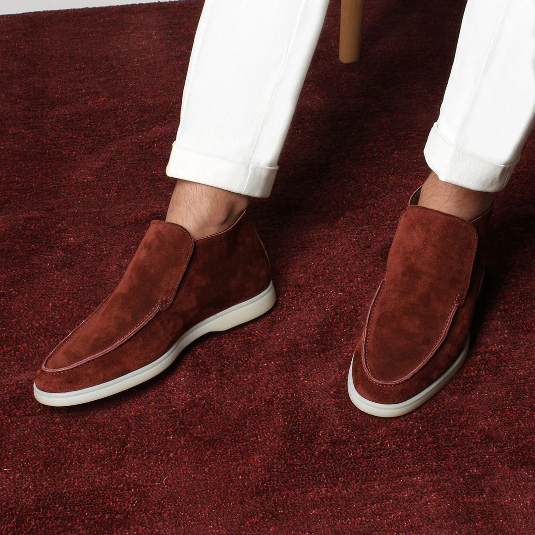 Gianni Suede Mid Sneakers