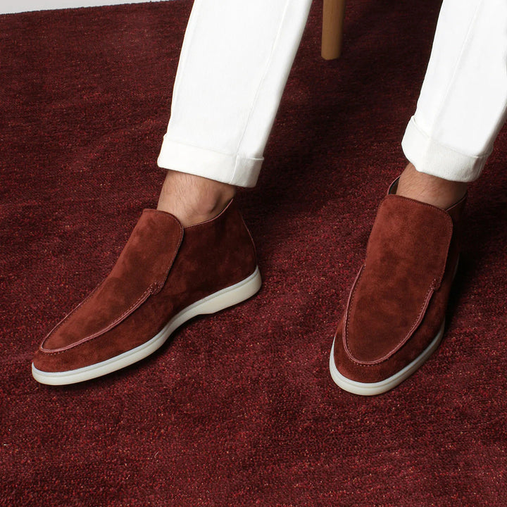 Gianni Suede Mid Sneakers