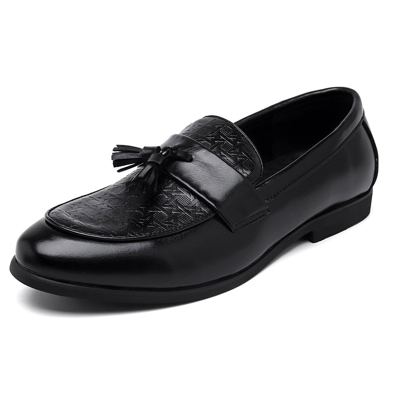 Alvaro Embossed Tassel Loafers