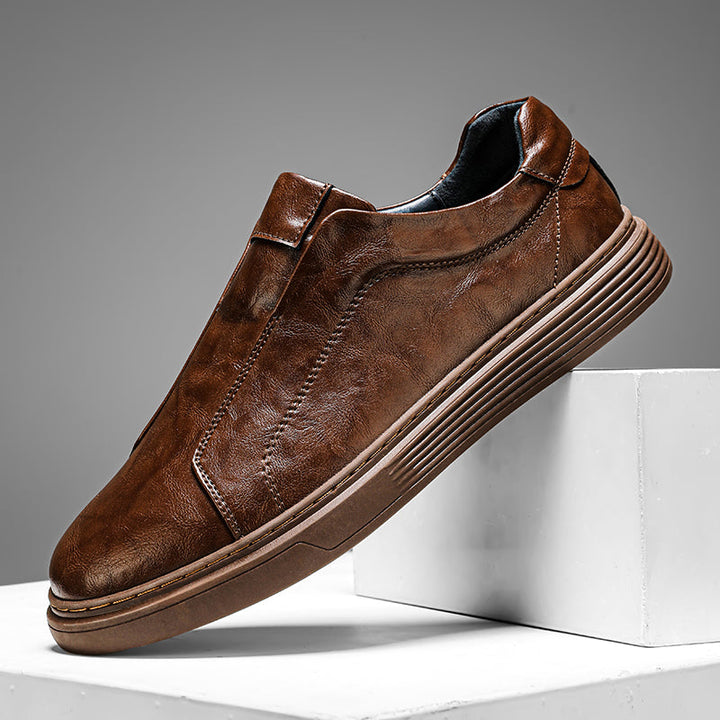 Lorenzo Leather Slip-On Sneakers