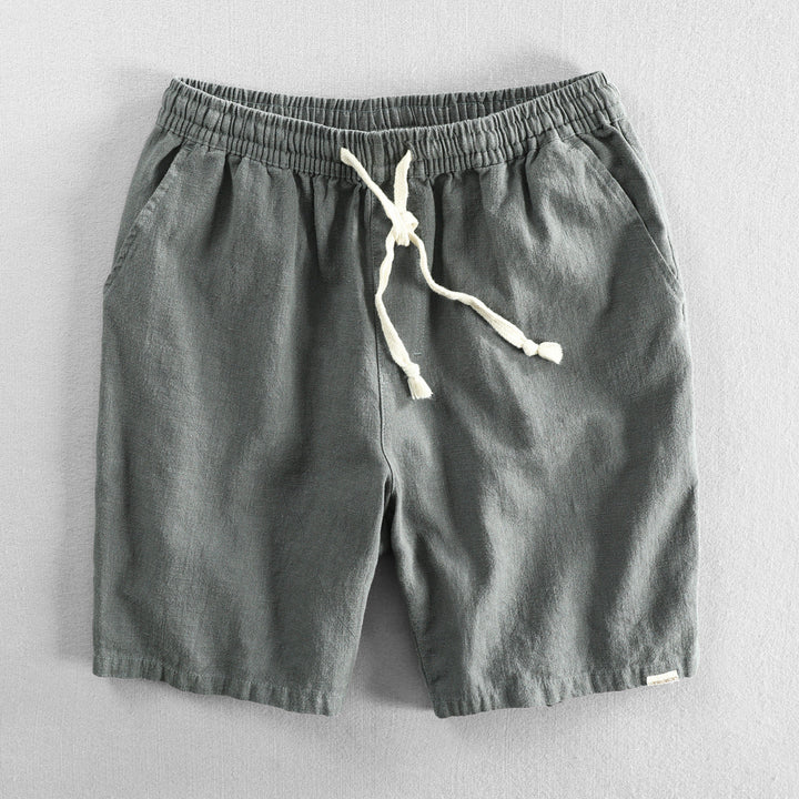 Paolo Linen Drawstring Shorts