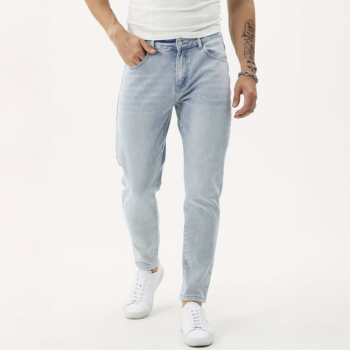 Thiago Tapered Cotton Jeans