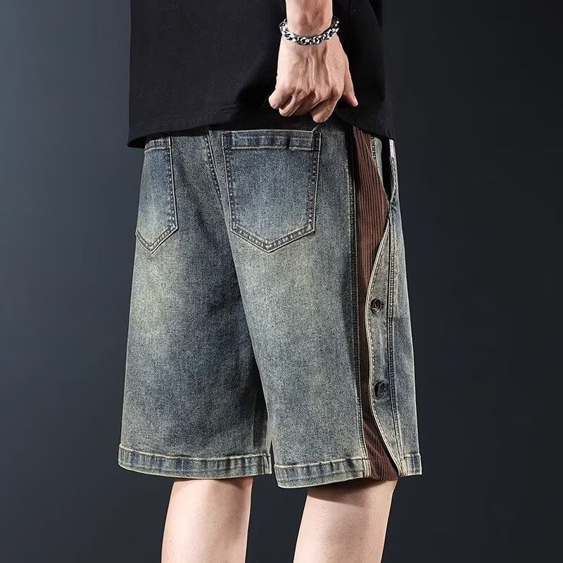 Dario Retro Button Shorts