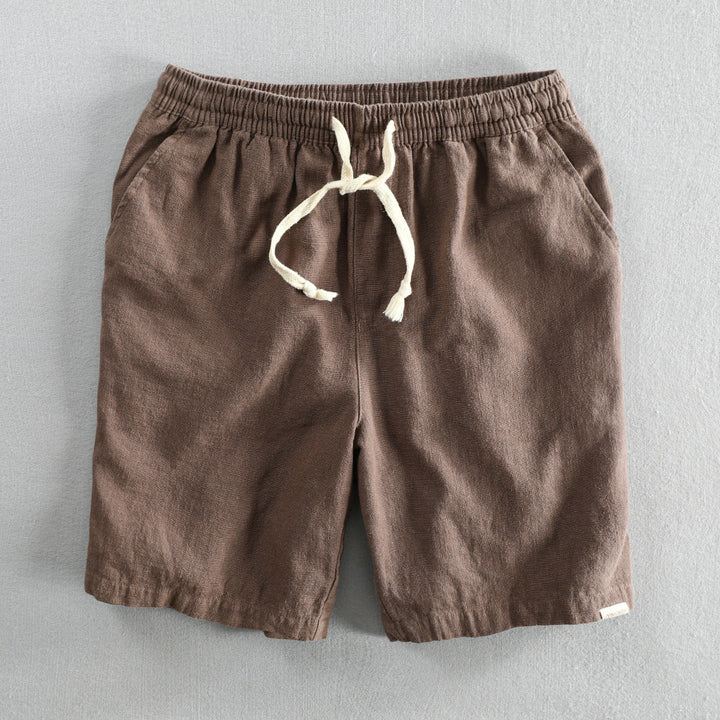 Paolo Linen Drawstring Shorts