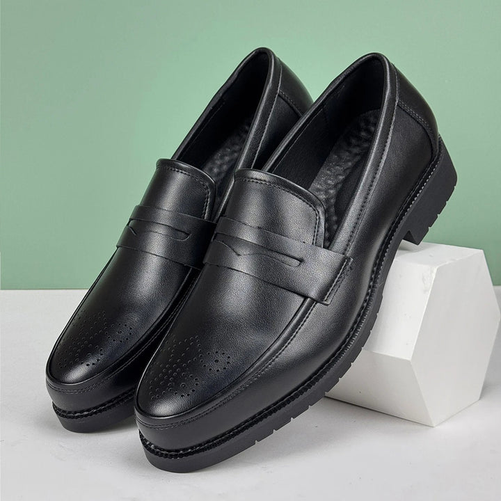 Vittorio Leather Penny Loafers
