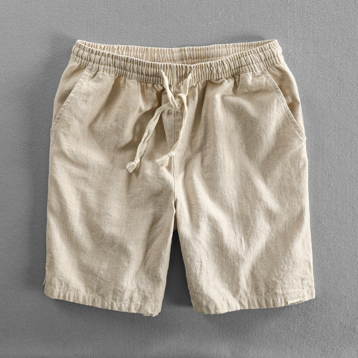 Paolo Linen Drawstring Shorts