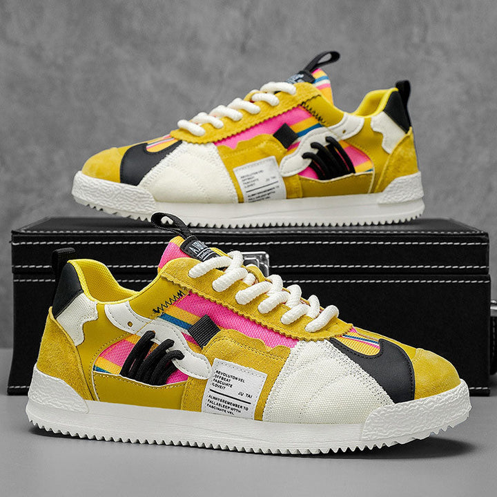 Alonzo Y2K Patchwork Sneakers
