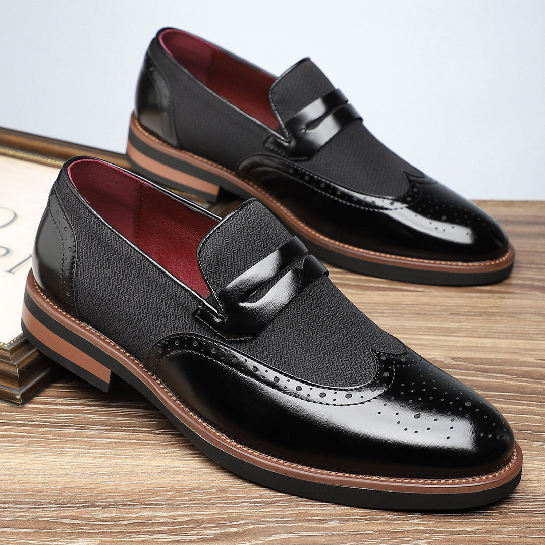 Gianni Leather Penny Loafers