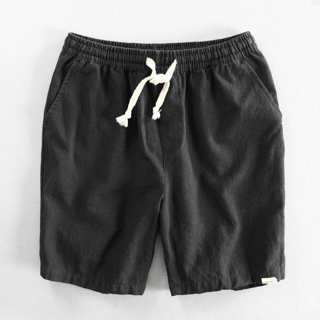Paolo Linen Drawstring Shorts