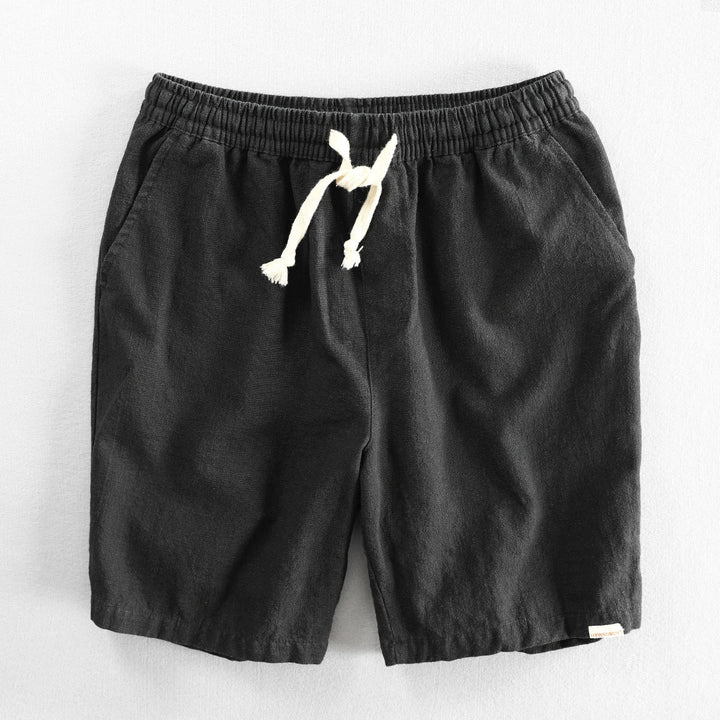 Paolo Linen Drawstring Shorts