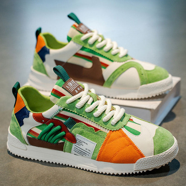 Alonzo Y2K Patchwork Sneakers
