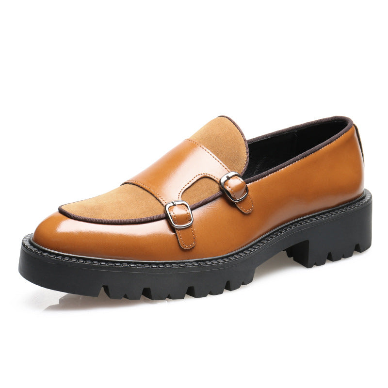 Tiziano Dual Monk Leather Loafers