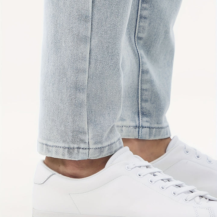 Thiago Tapered Cotton Jeans