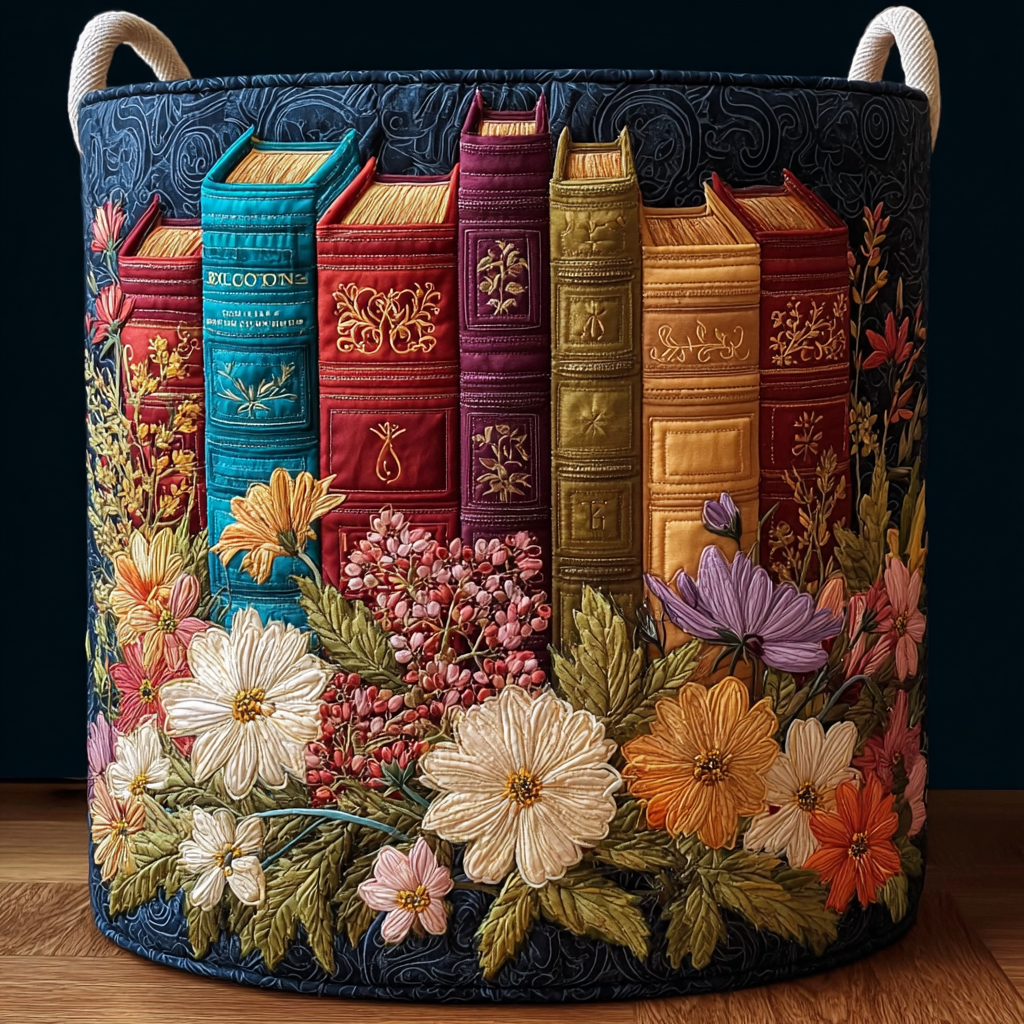 Libretta | Hand-Quilted Laundry Basket