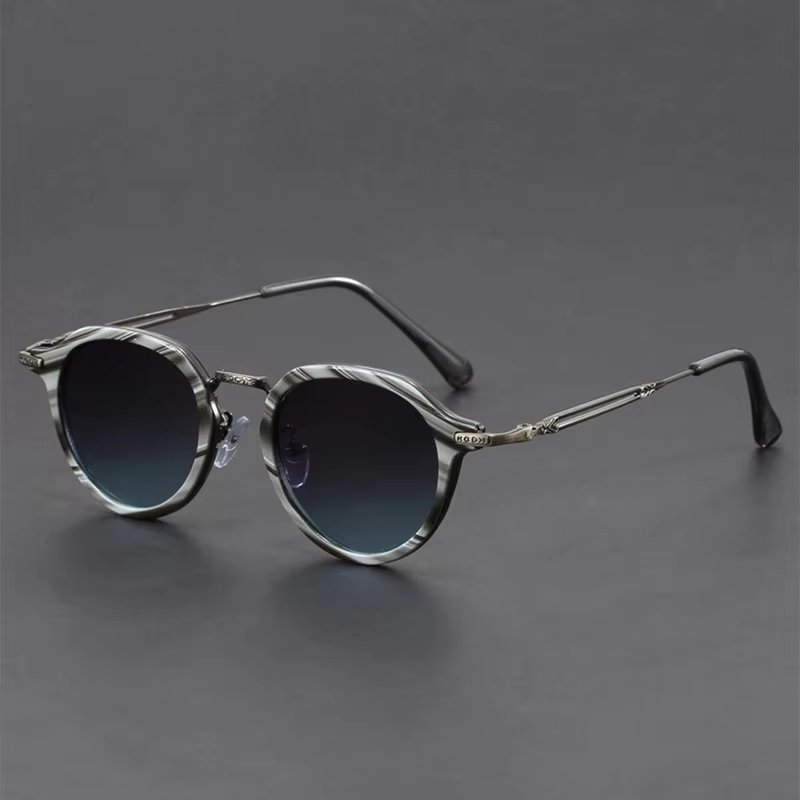 Isa Vintage Round Sunglasses