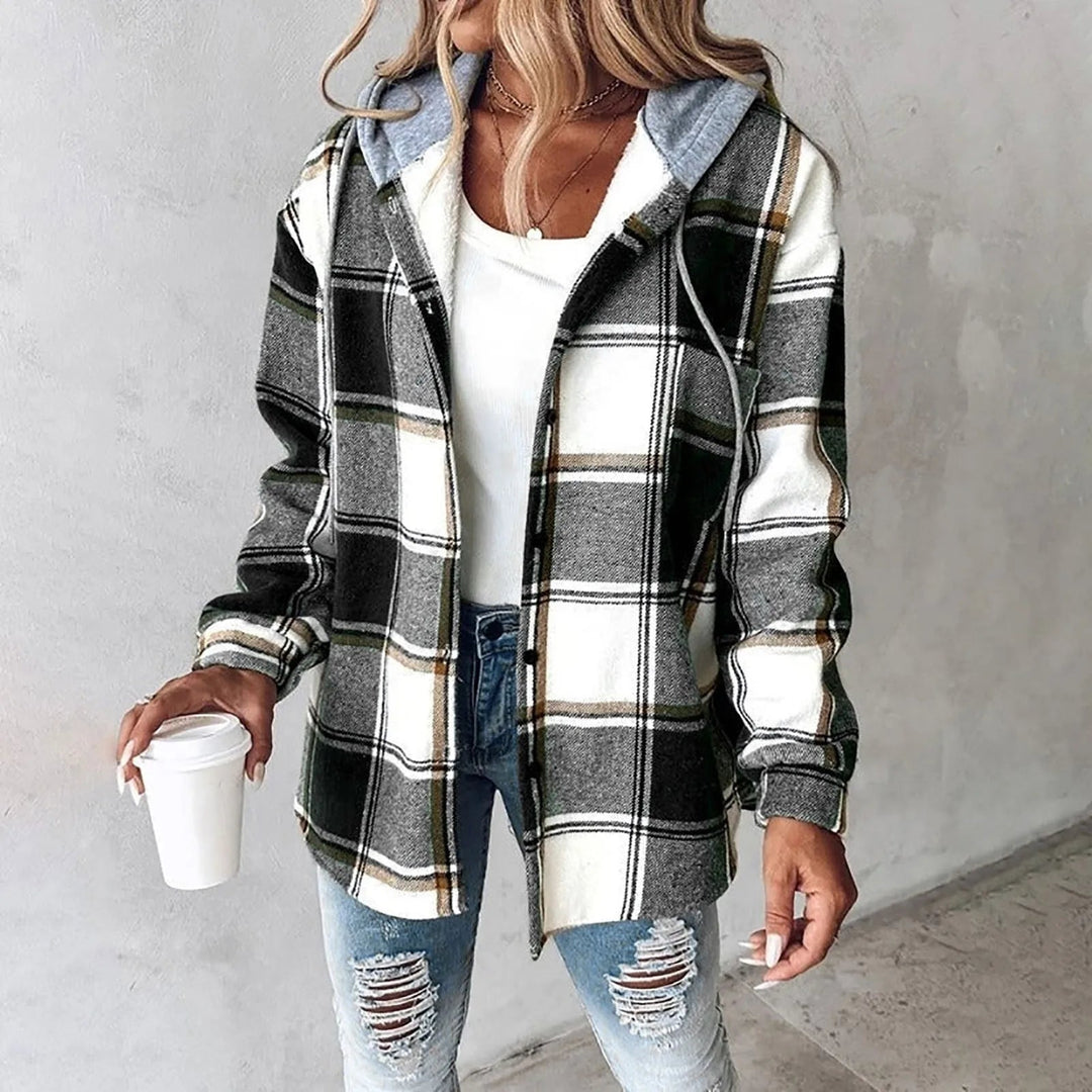 Élise | Lined Hooded Overshirt