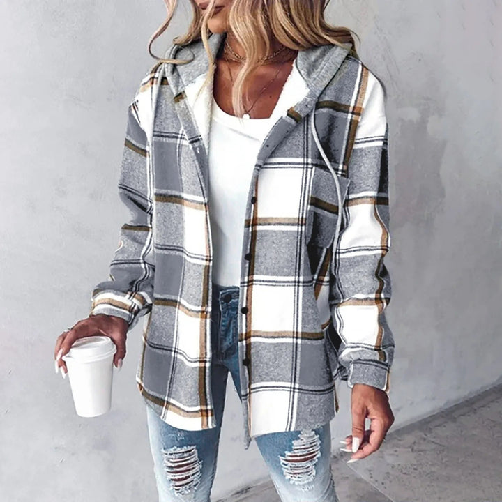 Élise | Lined Hooded Overshirt