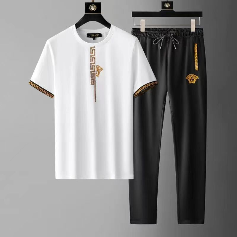 Enzo Conti Patterned Casual Set
