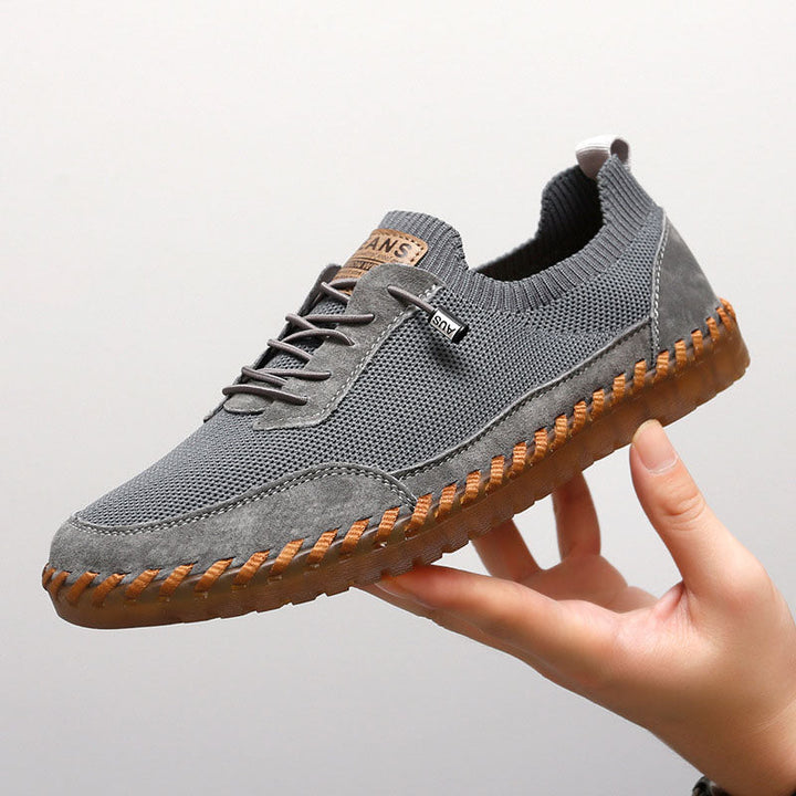 Marco Knit-Leather Hybrid Sneakers