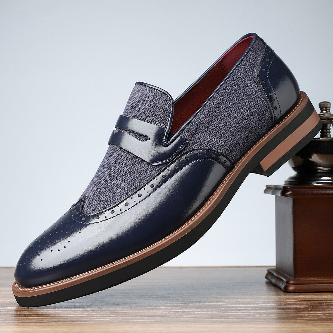 Gianni Leather Penny Loafers