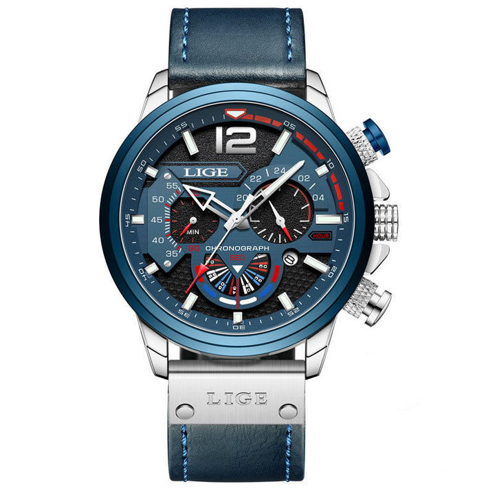 Valerio Chronograph Leather Watch