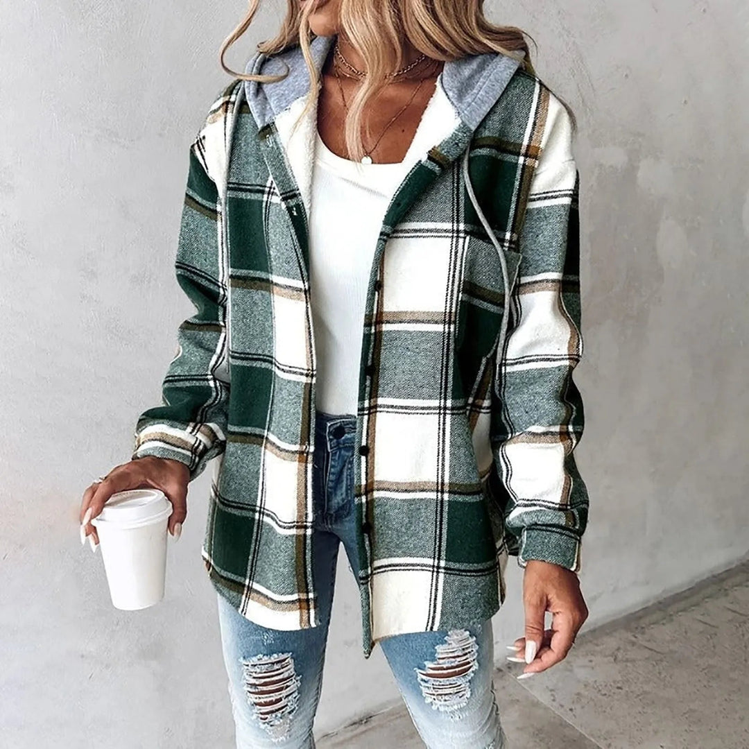 Élise | Lined Hooded Overshirt