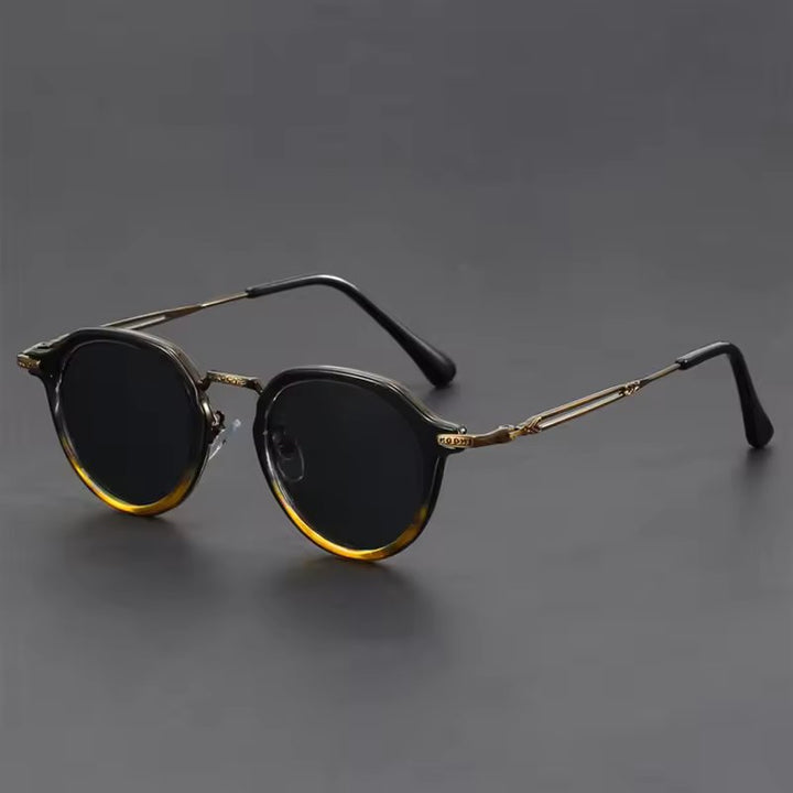 Isa Vintage Round Sunglasses