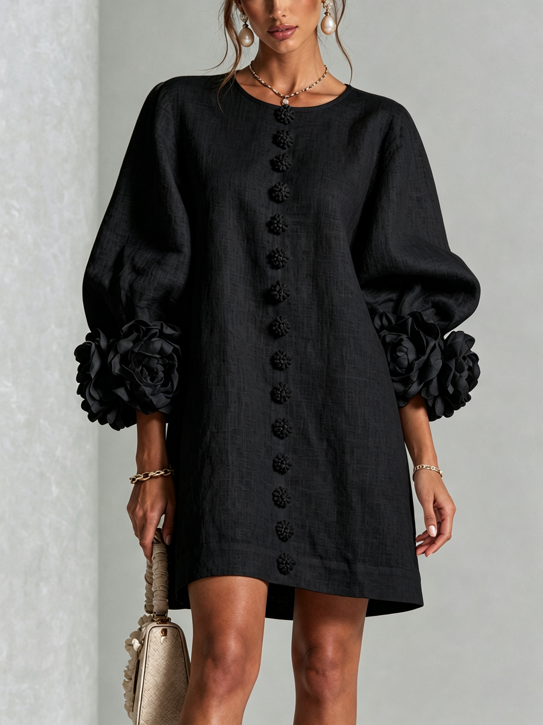 MARIETTA | SCULPTURAL SHIFT DRESS