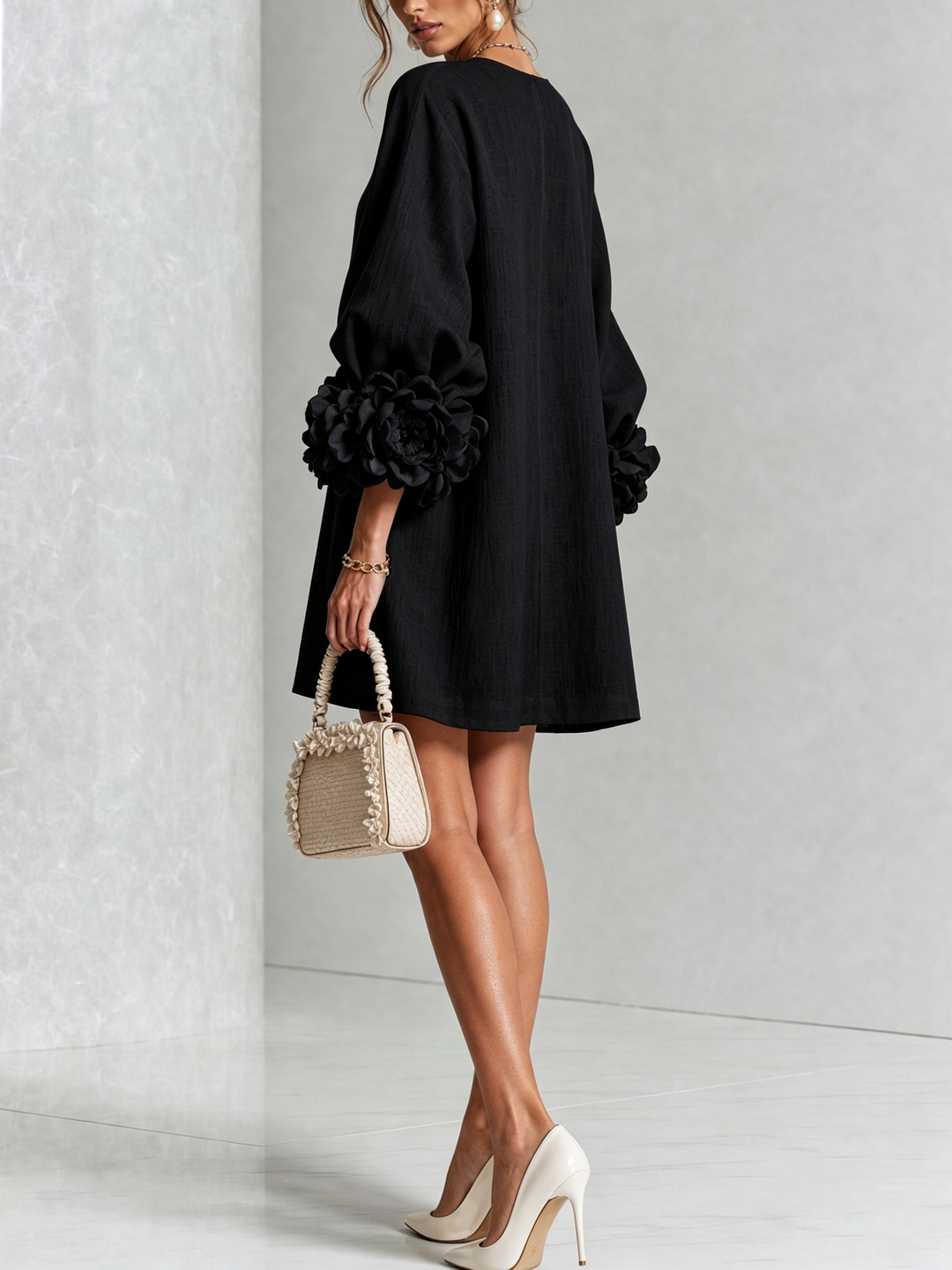 MARIETTA | SCULPTURAL SHIFT DRESS