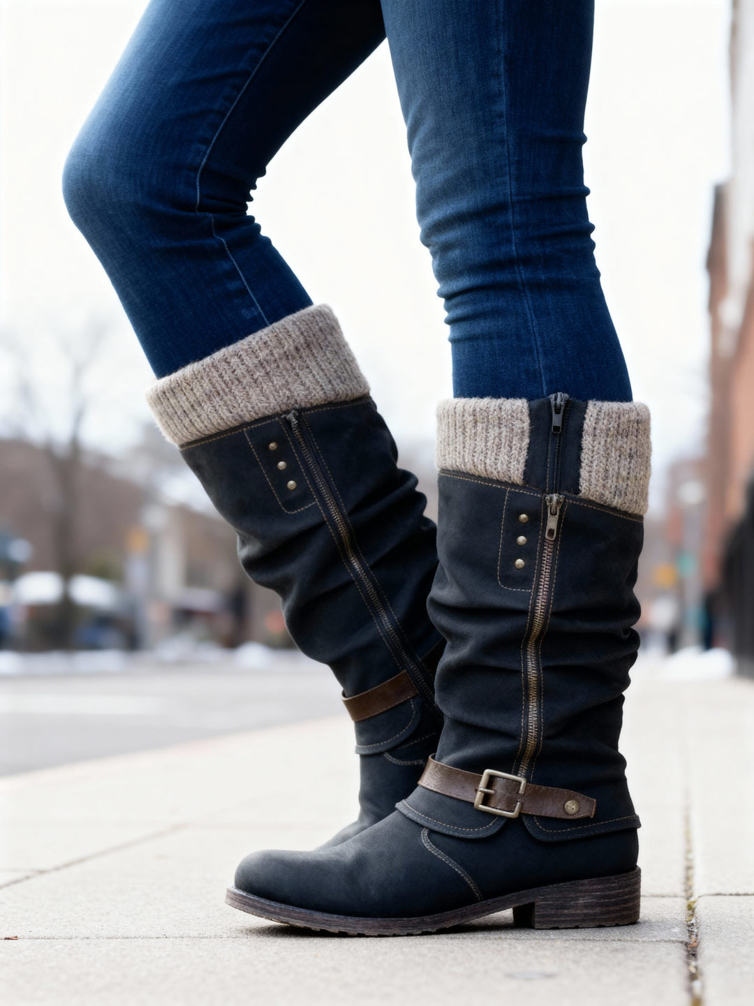BARBARA | CLASSIC SIDE-ZIP MID-CALF BOOTS