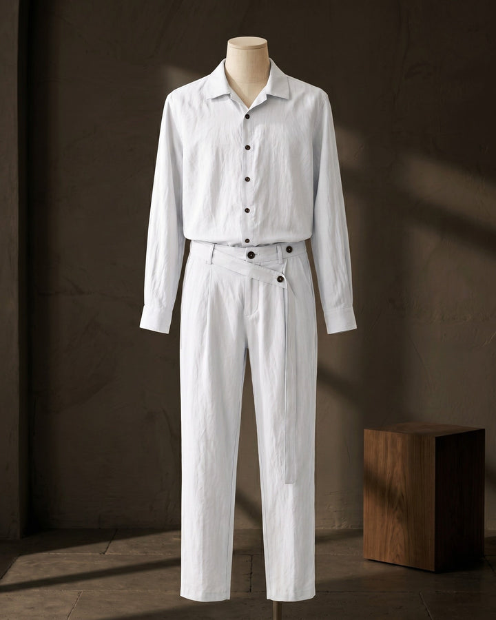 Armando Linen Shirt and Trouser Set