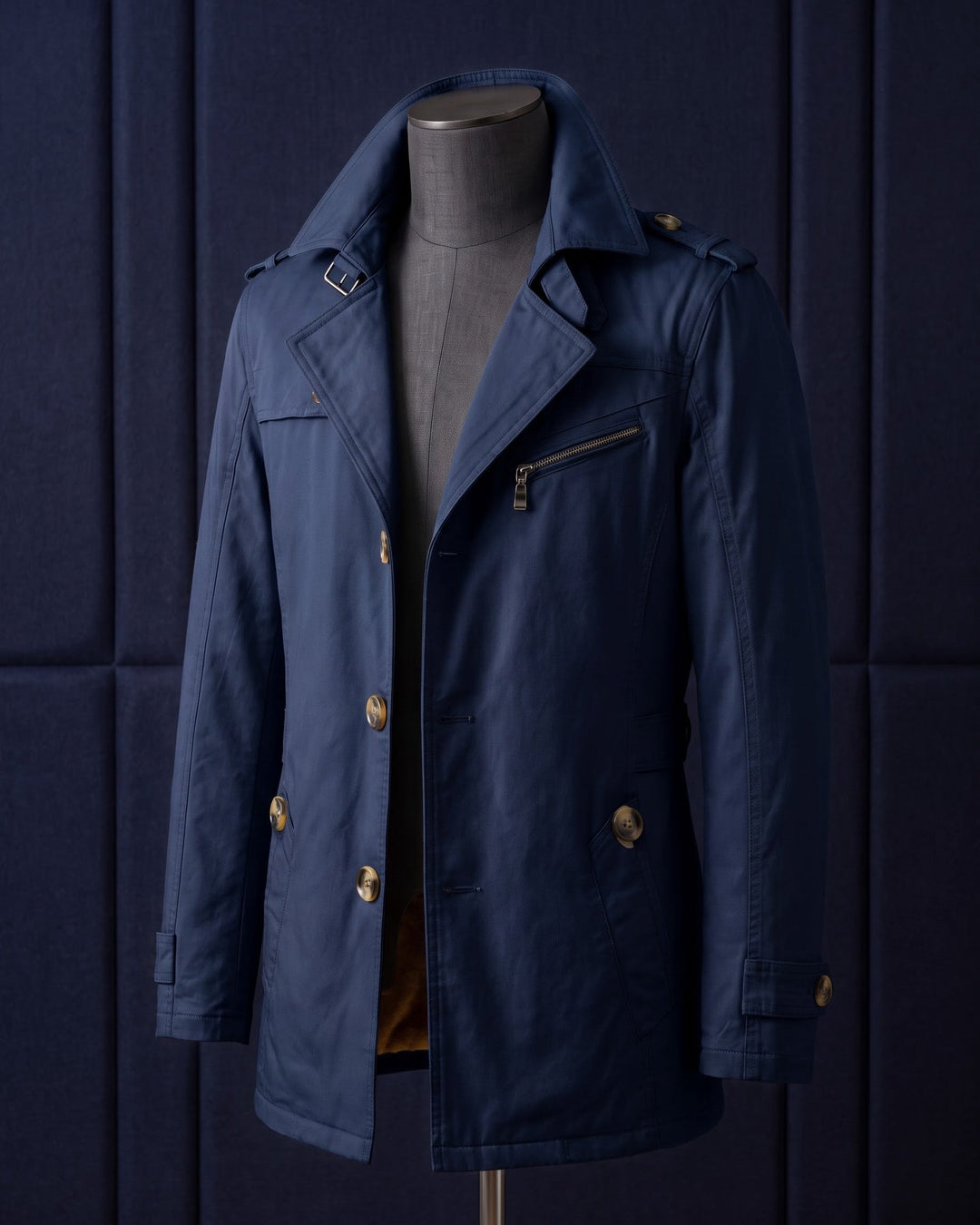 Cesare Cotton Trench Coat
