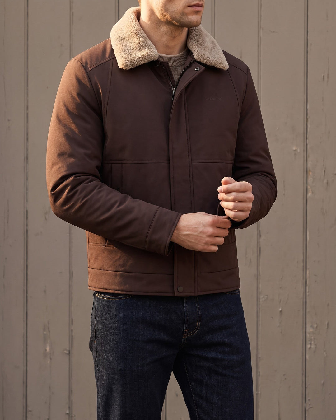 Orazio Sherpa-Lined Jacket