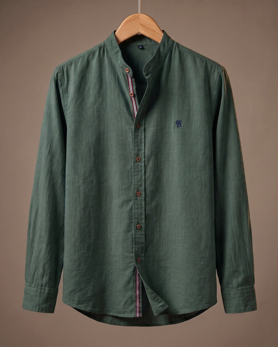 Ramiro Cotton Mandarin Collar Shirt