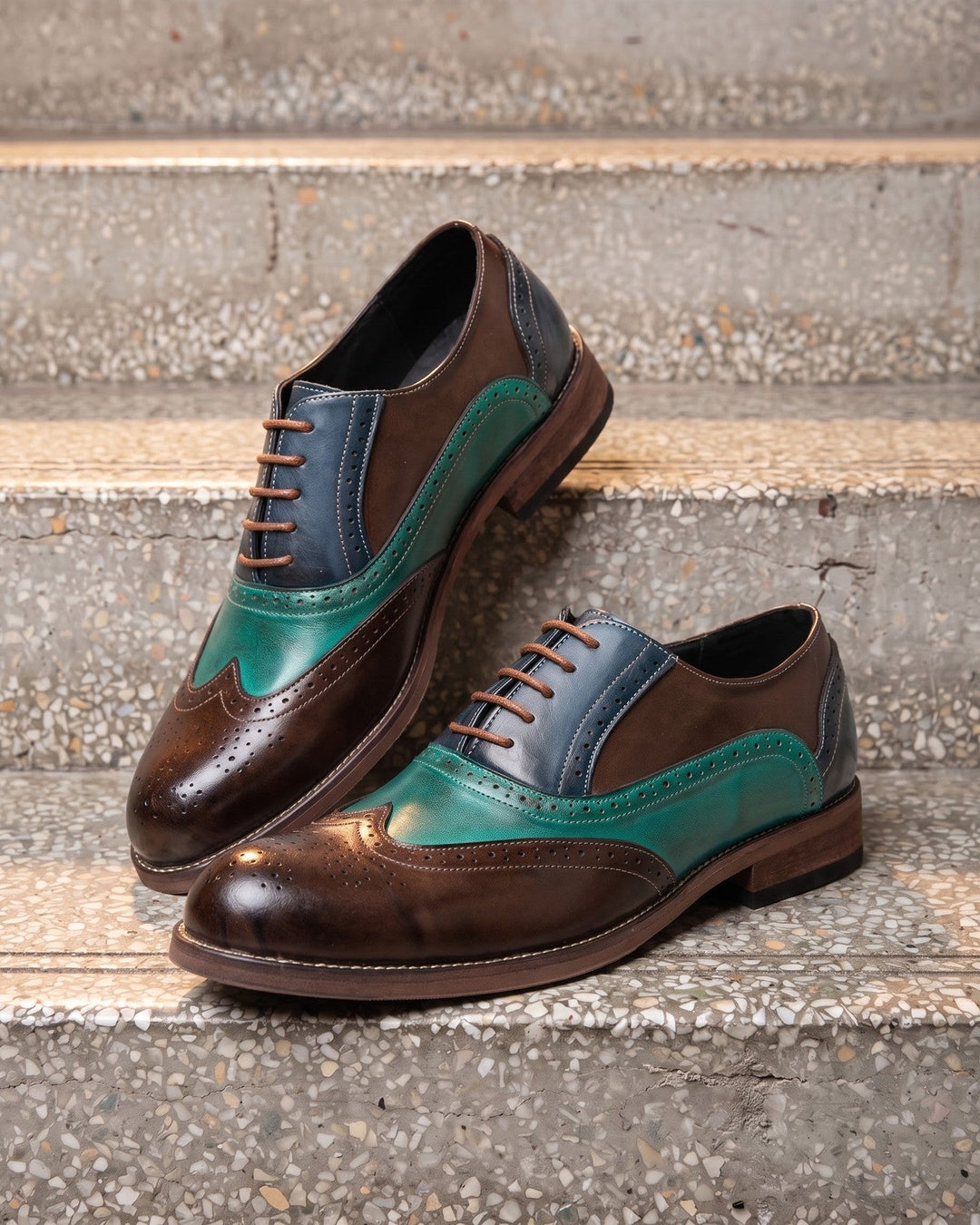 Simone Leather Wingtip Brogue Oxford
