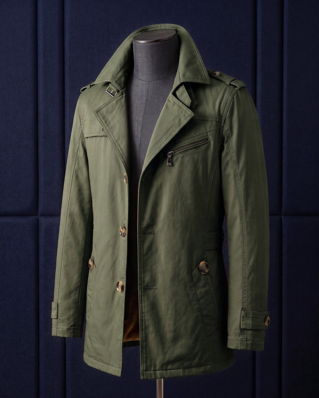 Cesare Cotton Trench Coat