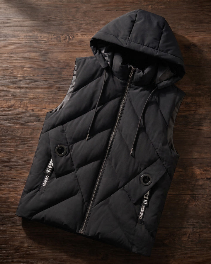 Marcello Hooded Quilted Vest