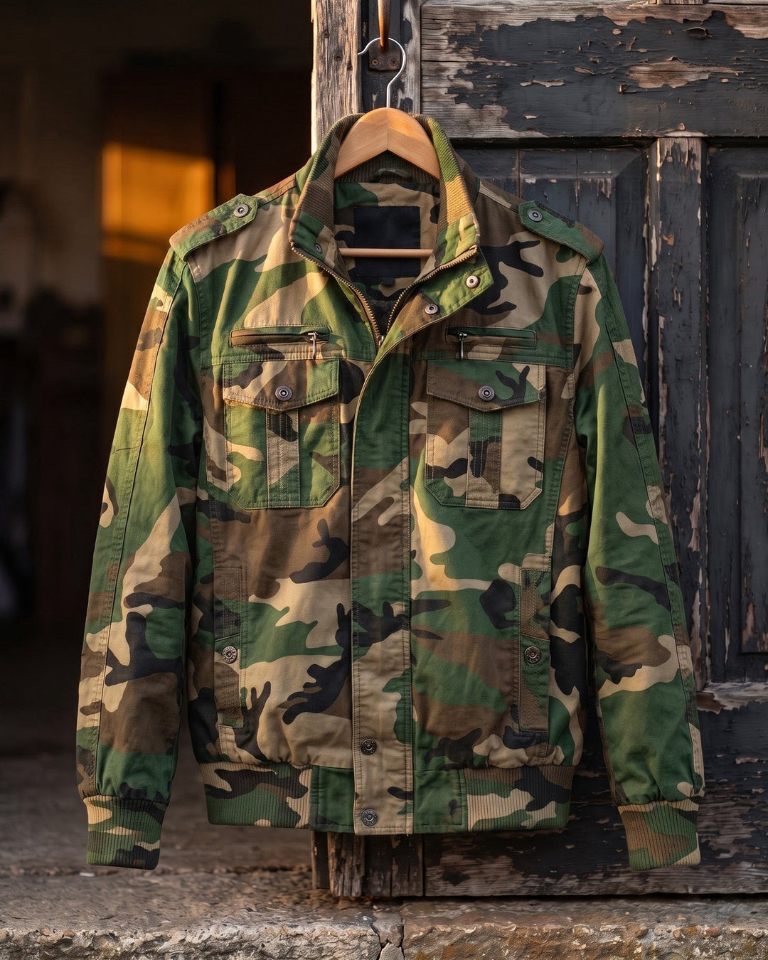 Fausto Cotton Military Jacket