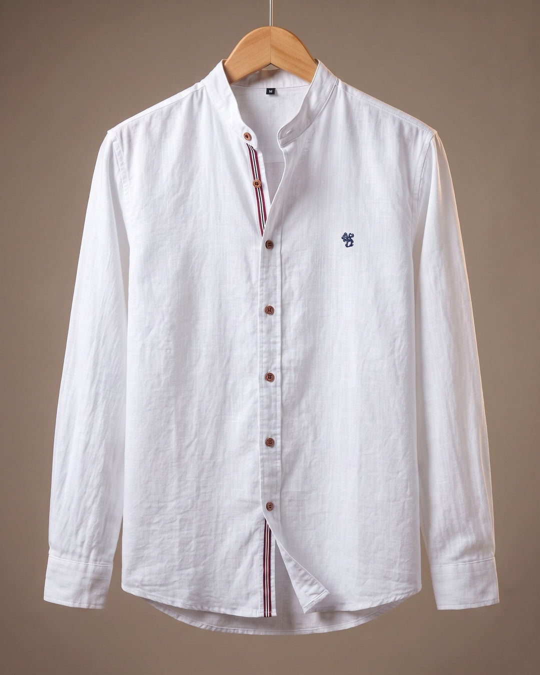 Ramiro Cotton Mandarin Collar Shirt