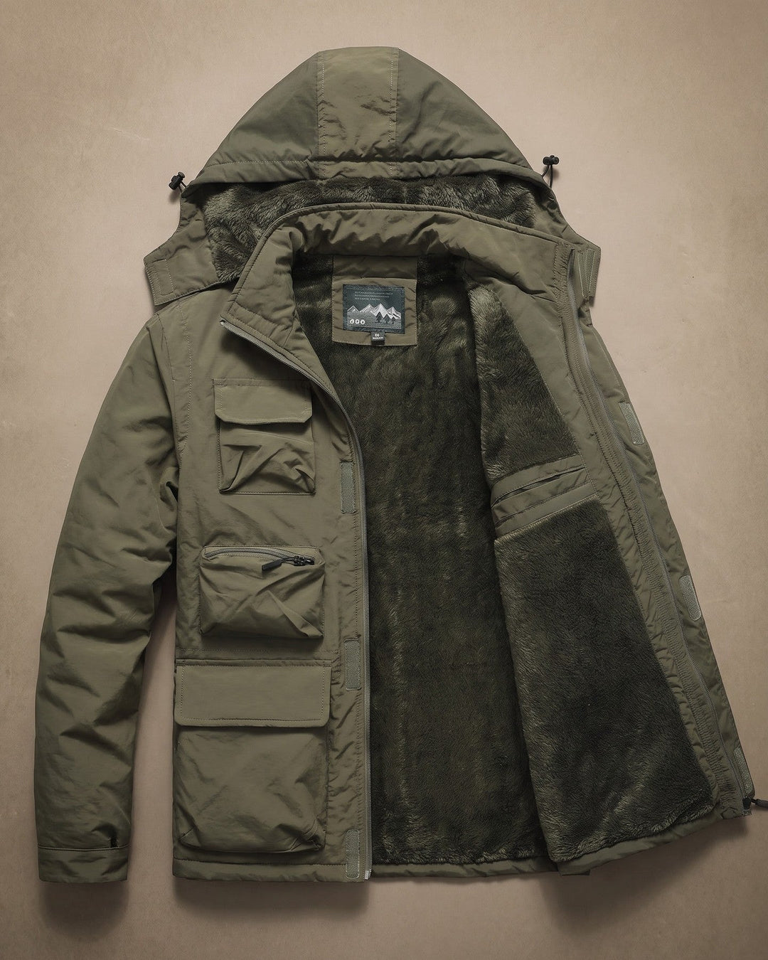 Fulvio Fleece-Lined Hooded Jacket