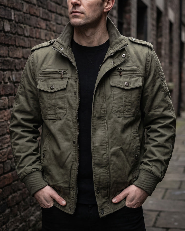 Fausto Cotton Military Jacket