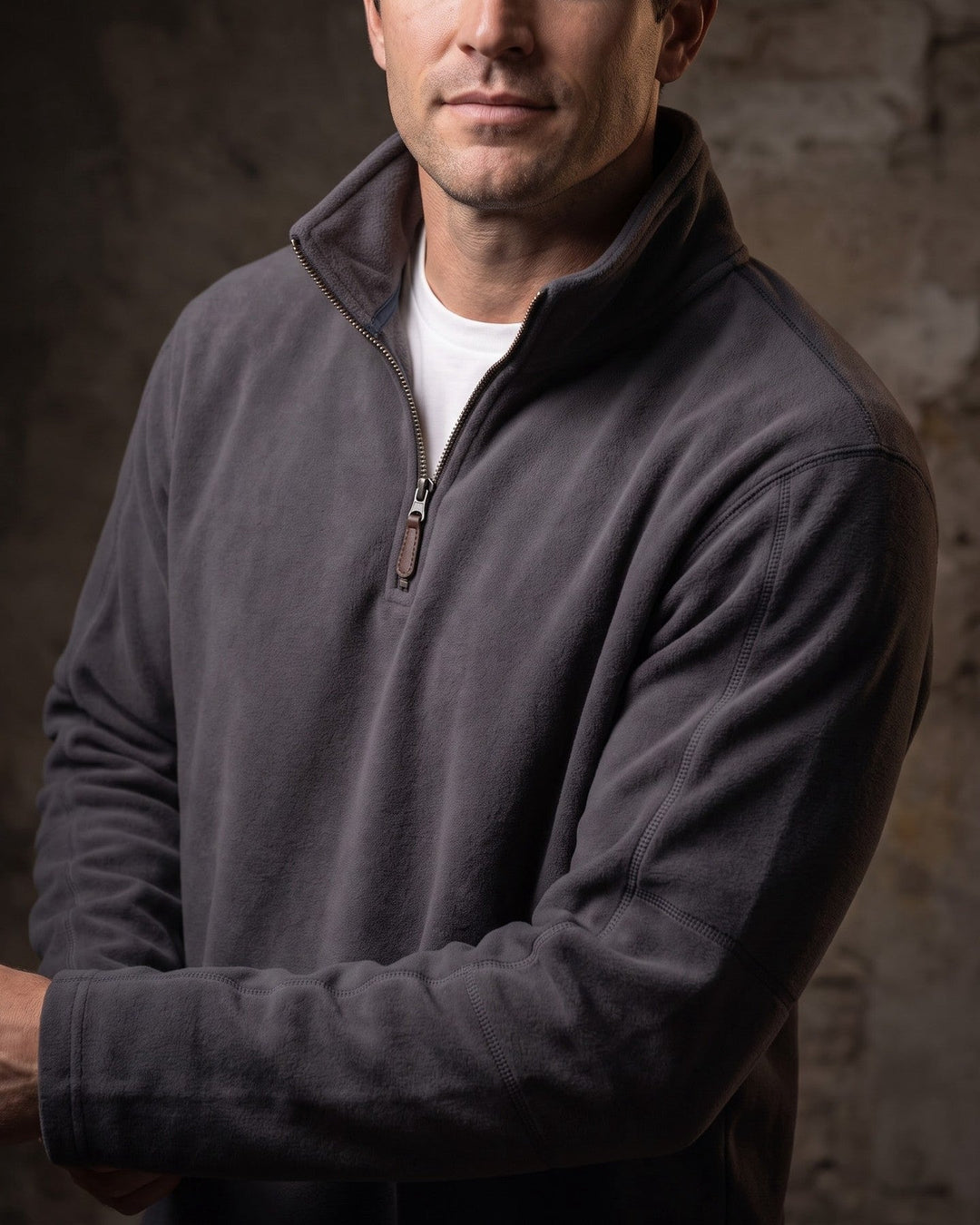 Salvatore Fleece Quarter-Zip Pullover