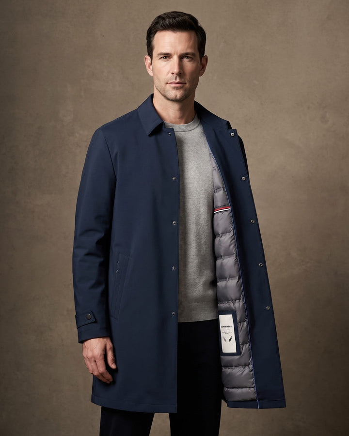 Enzo Down-Fill Mac Coat