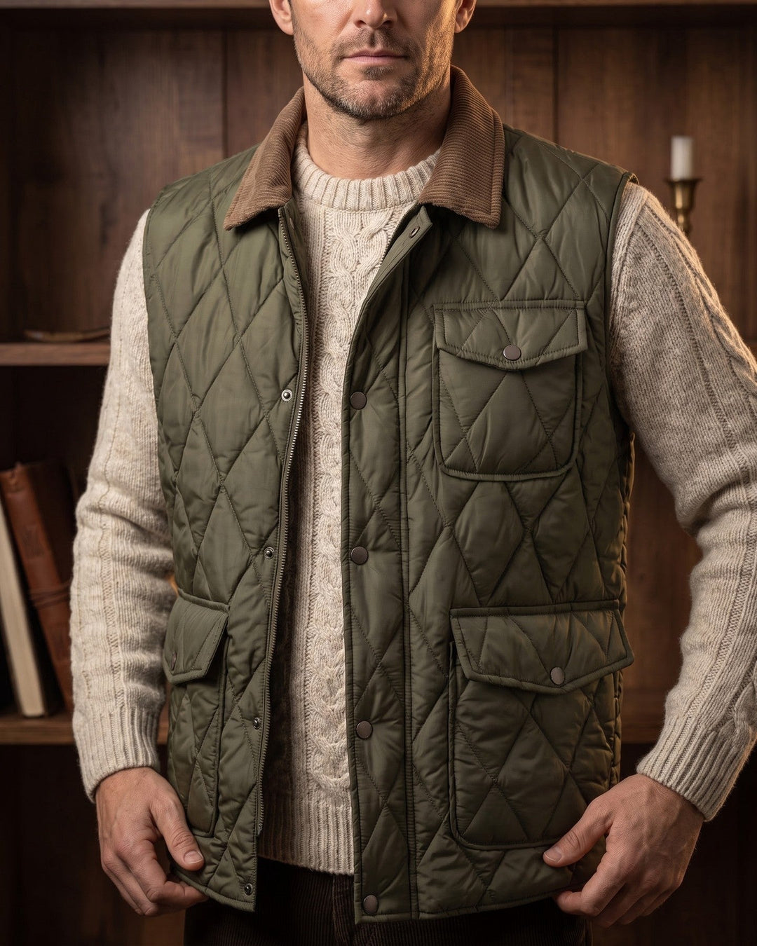 Giuliano Quilted Vest
