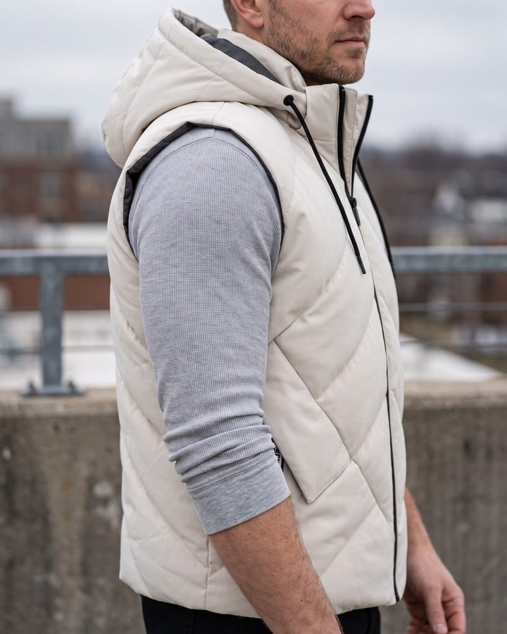 Marcello Hooded Quilted Vest